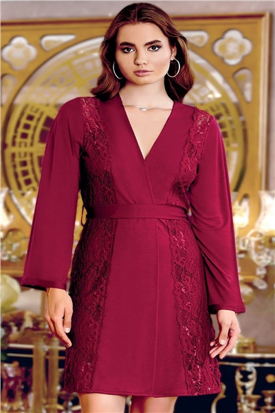 Jeremi 115 Çeyizlik Penye 6lı Set-Bordo