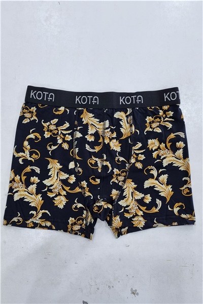 Kota 1015X6 Erkek 6lı Karışık Desen Boxer-Renkli