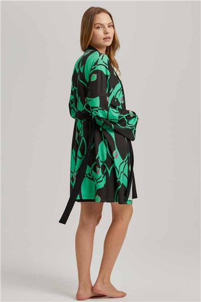 Loomerie 23525 Kadın Sabahlık-Siyah