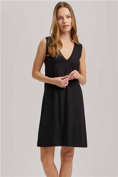 Loomerie 23526 Kadın Sıfır Kol Gecelik-Siyah