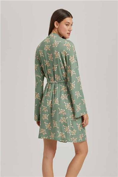 Loomerie 23557 Kadın Sabahlık-Yeşil