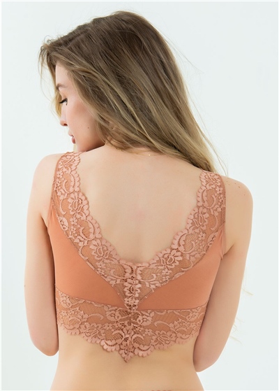 Magic Form 1470 Balensiz Dantelli Bralet-Kiremit