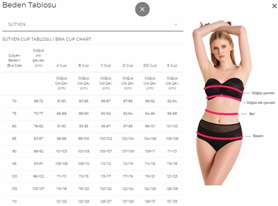 Magic Form 1470 Balensiz Dantelli Bralet-Kiremit