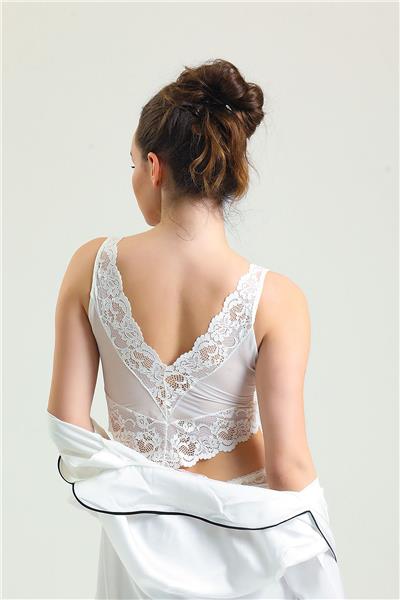 Magic Form 1475 Kadın Taşlı Dantelli Bralet Sütyen-Ekru