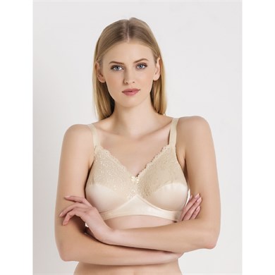 Magic Form 1764 Dantelli Balensiz Toparlayıcı Sütyen - Ten