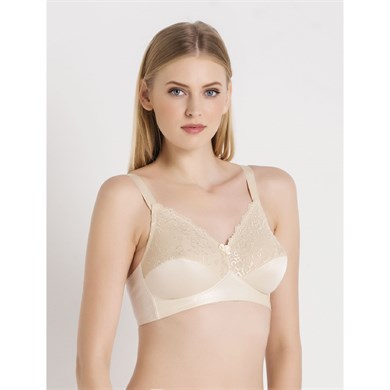 Magic Form 1764 Dantelli Balensiz Toparlayıcı Sütyen - Ten