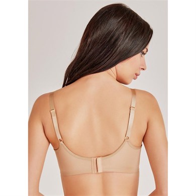 Magic Form 1783 Düz Kumaşlı Büyük Beden Toparlayıcı İçi Boş Sütyen - Koyu Ten