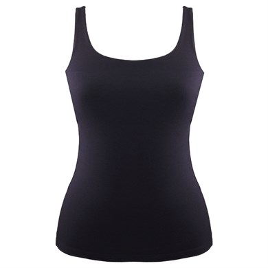 Magic Form 2021 Penye Kumaşlı Dar Askılı Uzun Atlet - Siyah