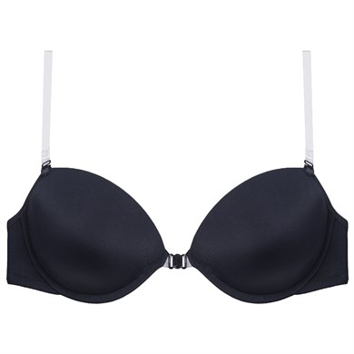 Magic Form 2030 Önden Klipsli Sırtı Ve Askısı Şeffaf Süngerli Sütyen - Siyah