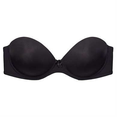 Magic Form 2081 Düz Kumaşlı Çok Dolgulu Askısız Sütyen - Siyah
