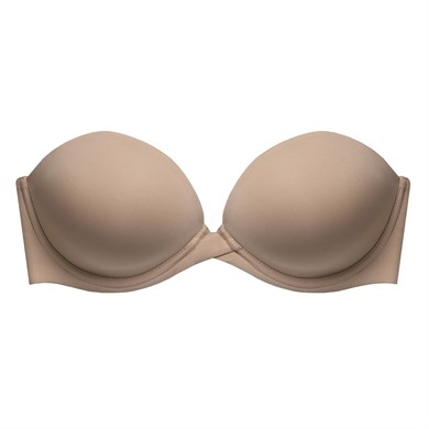 Magic Form 2087 Düz Kumaşlı Çok Dolgulu Askısız Sütyen - Ten