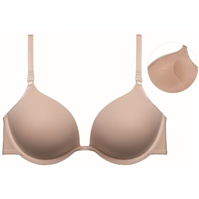 Magic Form 2187 Düz Kumaşlı Destek Dolgulu Ortası Dekolte Sütyen - Ten