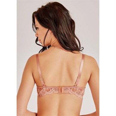 Magic Form 2589 Dantelli İpli Süngerli Sütyen - Kiremit