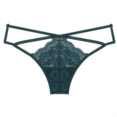 Magic Form 272 Dantelli Sexy Külot - Petrol Yeşili