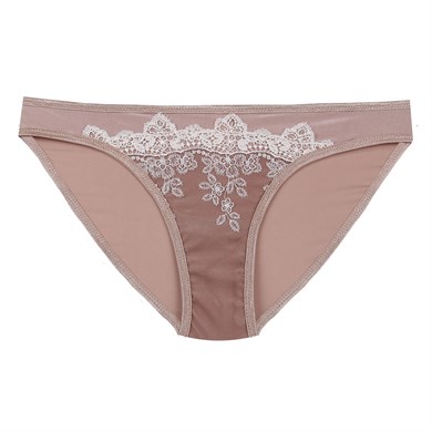 Magic Form 292 Brode Dantelli Geniş Kenarlı Normal Külot - Vizon