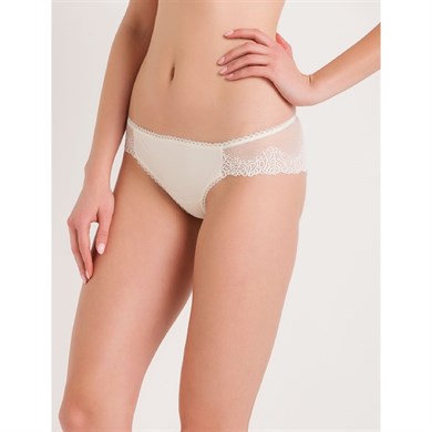 Magic Form 312 Arkası Dantelli Normal Külot - Ekru