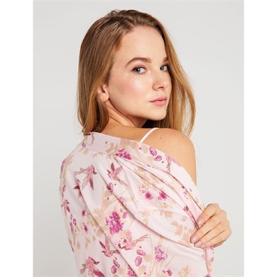 Magic Form 32630 Penye Üçlü Pijama Takımı - Pembe