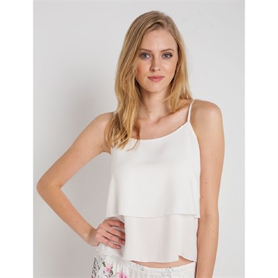 Magic Form 32630 Penye Üçlü Pijama Takımı - Ekru