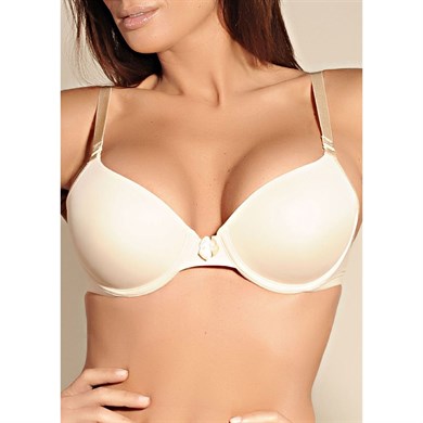 Magic Form 3500 Süngerli Düz Kumaşlı Fasulye Destek Dolgulu Sütyen - Ten