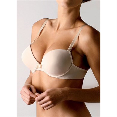 Magic Form 3563 Düz Kumaşlı Çok Dolgulu Sütyen - Ten