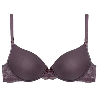 Magic Form 3589 Yumuşak Süngerli Dantelli Sütyen - Çinko