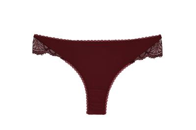 Magic Form 385 Kadın Dantelli Külot-Bordo