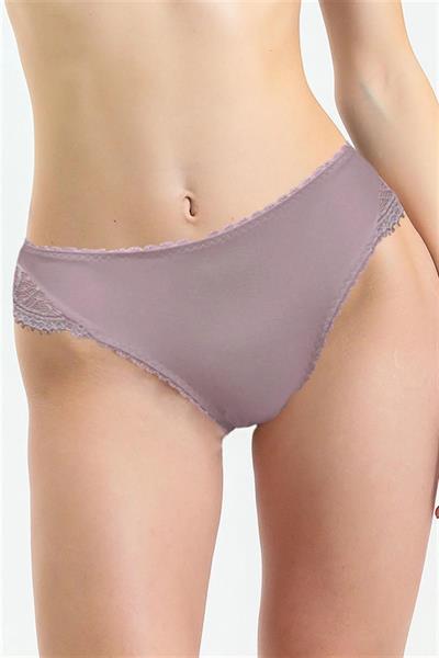 Magic Form 385 Kadın Dantelli Külot-Çinko