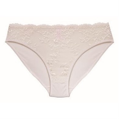 Magic Form 410 Yüksek Belli Dantelli Normal Külot - Ekru