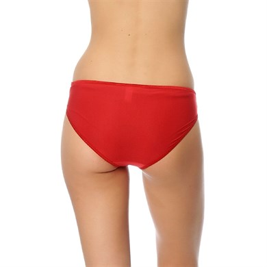 Magic Form 410 Yüksek Belli Dantelli Normal Külot - Bordo