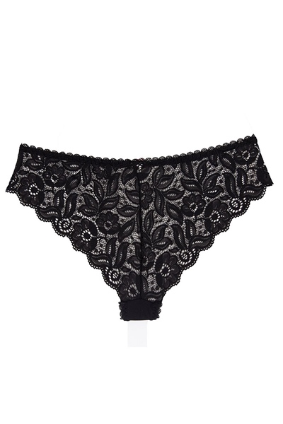 Magic Form 417 Kadın Arkası Dantelli Külot-Siyah