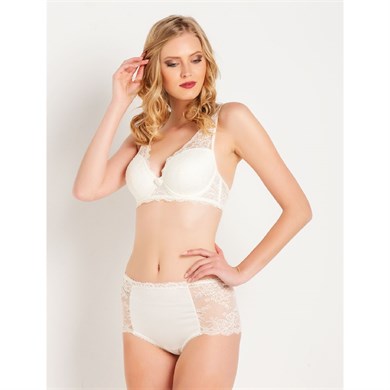 Magic Form 4289 Askısı Dantelli Süngerli Sütyen - Ekru