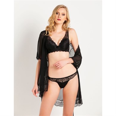 Magic Form 4289 Askısı Dantelli Süngerli Sütyen - Siyah