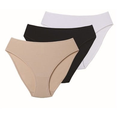 Magic Form 433 Penye Kumaşlı Yüksek Belli Üçlü Paket Normal Külot - Mix