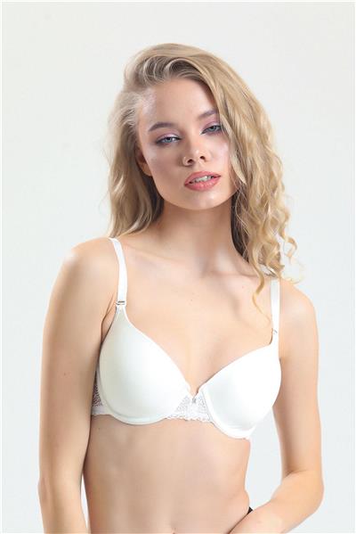 Magic Form 4520 Kadın Destekli Dantelli Sütyen-Ekru