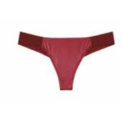 Magic Form 459 Deri Kumaşlı Brazil String Külot - Bordo