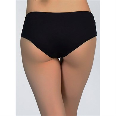 Magic Form 467 Pamuklu Dantelli Normal Külot - Siyah