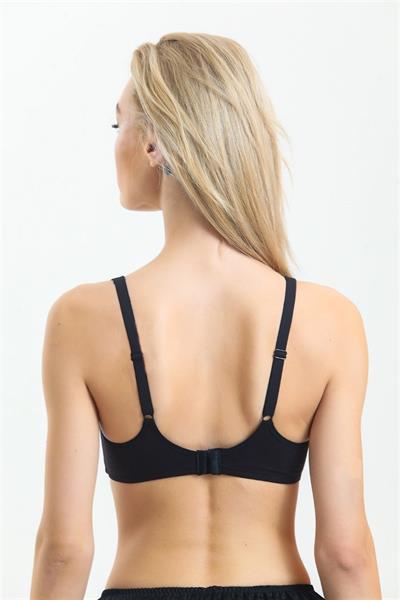Magic Form 4722 Kadın Balensiz Pamuklu Sporcu Sütyen-Siyah