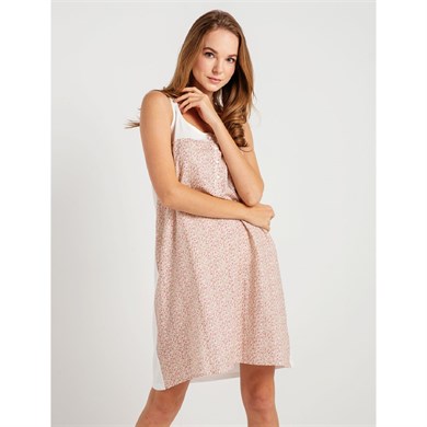 Magic Form 52105 Vual Çiçekli Gecelik - Pembe