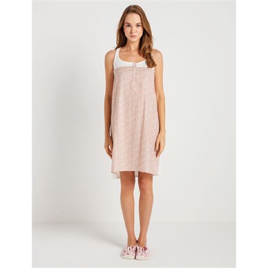 Magic Form 52105 Vual Çiçekli Gecelik - Pembe