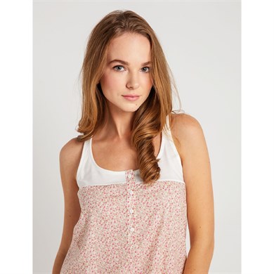 Magic Form 52105 Vual Çiçekli Gecelik - Pembe