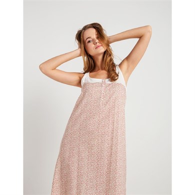 Magic Form 52105 Vual Çiçekli Gecelik - Pembe