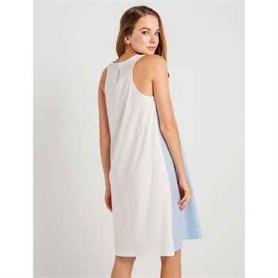 Magic Form 52105 Vual Piti Kare Gecelik - Mavi