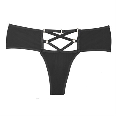 Magic Form 522 Brazil İpli Külot - Siyah