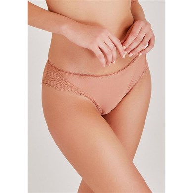 Magic Form 548 Zigzag Dantelli Normal Külot - Kiremit