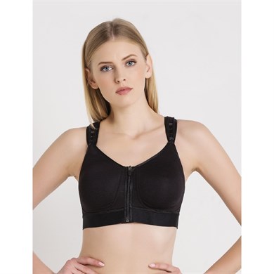 Magic Form 5722 Önden Fermuarlı Protez Sütyeni - Siyah