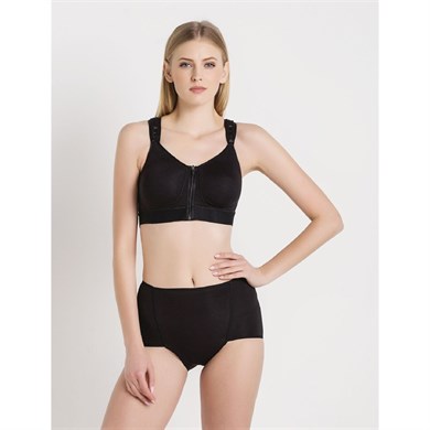 Magic Form 5722 Önden Fermuarlı Protez Sütyeni - Siyah