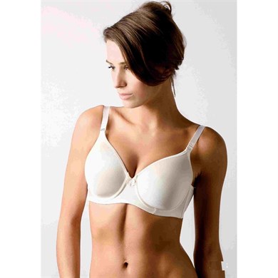 Magic Form 5738 Düz Kumaşlı İnce Süngerli Büyük Beden Toparlayıcı Sütyen - Beyaz