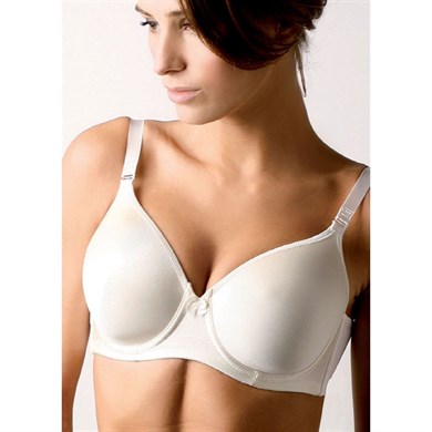 Magic Form 5738 Düz Kumaşlı İnce Süngerli Büyük Beden Toparlayıcı Sütyen - Ekru