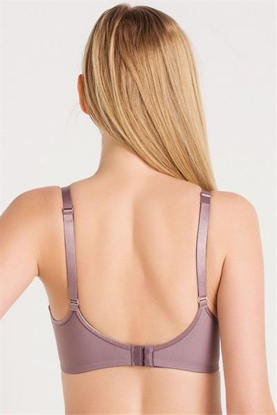 Magic Form 5738 Düz Kumaşlı İnce Süngerli Büyük Beden Toparlayıcı Sütyen - Çinko