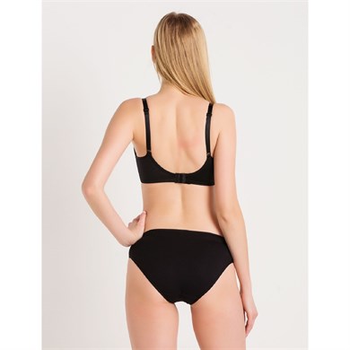 Magic Form 621 Geniş Kenarlı Penye Kumaşlı Normal Külot - Siyah